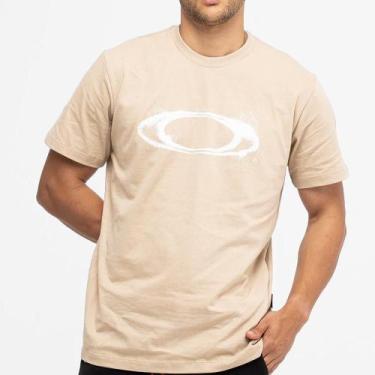 Imagem de Camiseta Oakley Ellipse Dusty SS WT26 Masculina Humus, G, Harvest gold