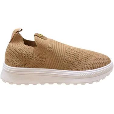Imagem de Tênis Moleca Casual - Feminino, Nude, 37