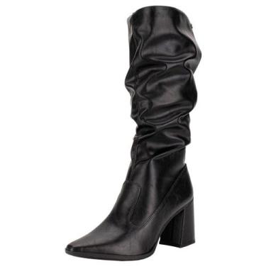 Imagem de Bota feminina cano alto dakota d0434, Preto, 35