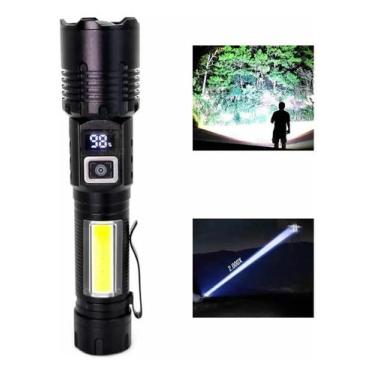 Imagem de Lanterna Tática LED JWS Tatica V3 Ceramic Zoom 800m Recarregável USB
