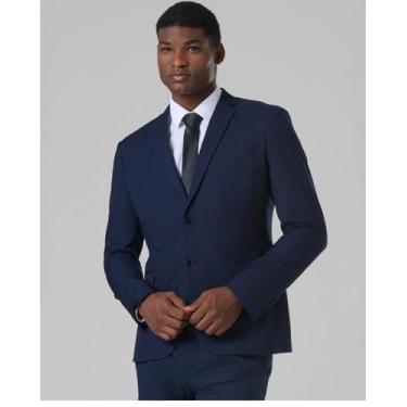 Imagem de Terno/Costume Microfibra - Azul Marinho - Rei do Terno, 48, Masculino