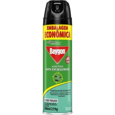 Imagem de Inseticida Aerossol Baygon Ação Total com Óleo de Eucalipto 360ml