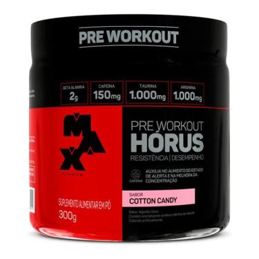 Imagem de Hórus  Pré Treino  300g  Max Titanium, Cottom Candy