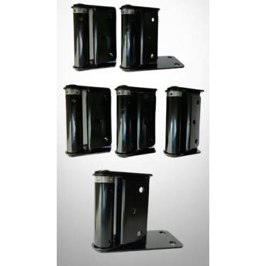 Imagem de Kit 3 Dobradiças Porta Corta Fogo Mola Regulável - Congratulations Sto