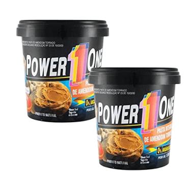 Imagem de Kit 2 Pasta De Amendoim Natural 1Kg - Power One