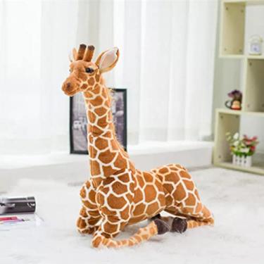 Imagem de suhang Grandes Brinquedos de Pelúcia Girafa Da Vida Real Bonecas de Pelúcia Simulação Suave Presente