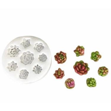 Imagem de Molde De Silicone Mini Suculentas, Resina, Confeitaria, Biscuit Molds Planet