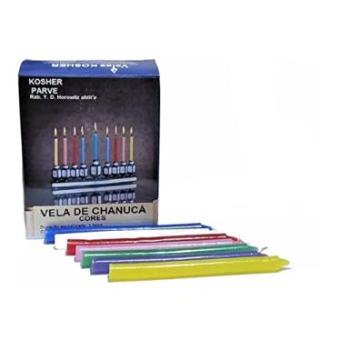 Imagem de Velas Para Menorá Chanuká Candelabro Com 44 Unid