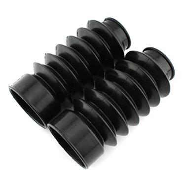 Imagem de FINMOKAL Capa Preta Para Botas De Garfo De Moto Preta Para Harley X48 2016-2022 Dyna Street Bob 18+