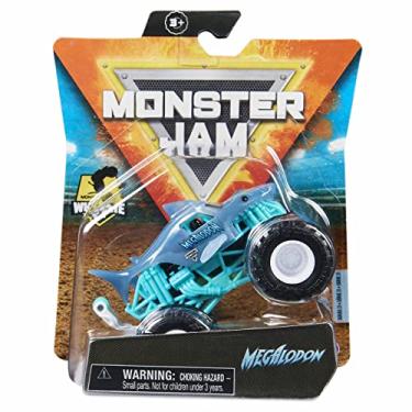 Imagem de Spin Master Monster Truck Megalodon Escala 1:64 Hobby Pre-built Model Vehicle 21 Contagem Criança Unissex Monster Jam