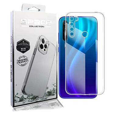 Imagem de Capa Capinha Clear + Película De Privacidade Compatível Redmi Note 8 6.3 - Luiza Cell25