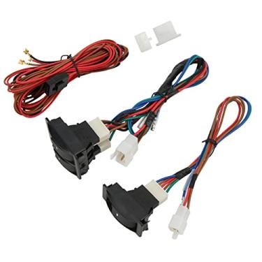 Imagem de Interruptor Universal do Vidro Elétrico do Carro, Modificação do Interior e Exterior do Carro, 5 Peças Kits Reguladores do Interruptor Elétrico Elétrico do Vidro Elétrico do Carro Com Chicote