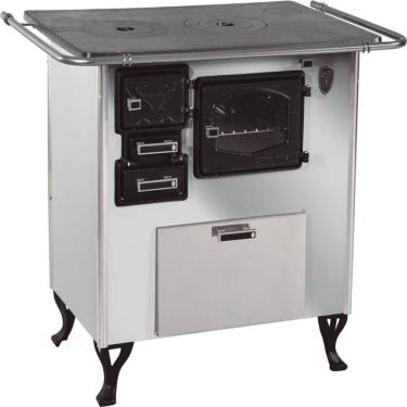 Imagem de Fogão A Lenha C Forninho C Caixa Dir Inox Fornos Pinhal N1