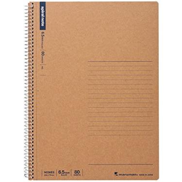 Imagem de Maruman Caderno N236ES, caderno anel, 0,26 polegadas (6,5 mm), pautado, básico, B5, 80 peças, conjunto de 5