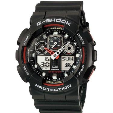 Imagem de RELÓGIO CASIO MASCULINO G-SHOCK GA-100-1A4DR-Masculino