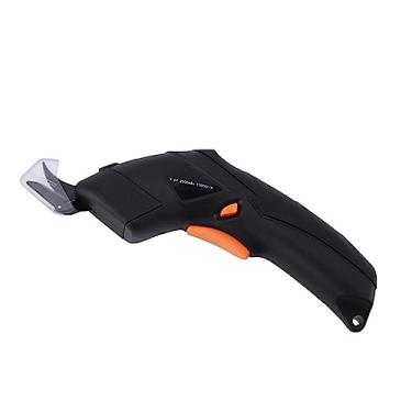 Imagem de Generic Tesoura elétrica para tecido, ferramenta de corte de caixa, máquina portátil de corte de espessura, tesoura de para, papelão, couro,