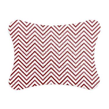 Imagem de Decoração branca de Natal padrão vermelho moldura de quebra-cabeça decoração decoração de imagem ornamento de jogo quebra-cabeça