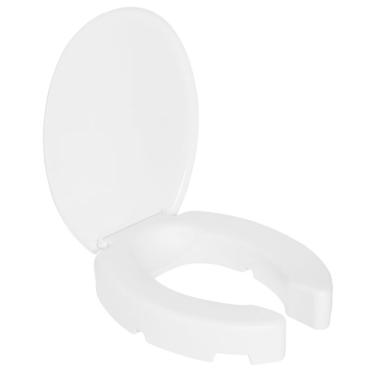 Imagem de Assento Soft Oval Abertura Frontal Elevado Branco Astra
