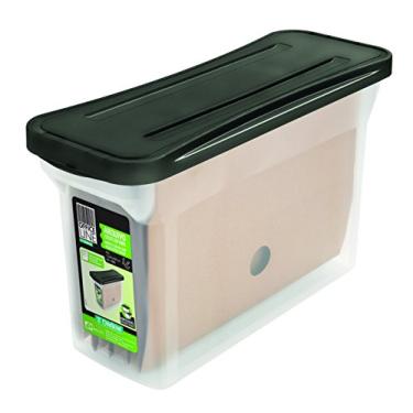 Imagem de Ordene - Arquivo Plástico Estreito com Tampa, Cor Cristal, Linha Office