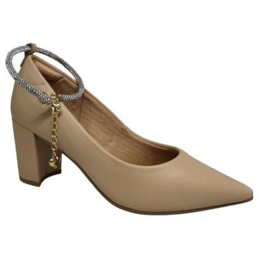 Imagem de Sapato Bico Fino Santinelli 1478-017-232 Feminino - Nude