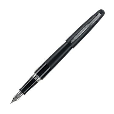 Imagem de Pilot® Caneta-tinteiro MR, coleção Metropolitan, design clássico, ponta média, cano preto, tinta preta