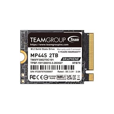 Imagem de TEAMGROUP SSD de alto desempenho MP44S 2TB SLC Cache Gen 4x4 M.2 2230 PCIe 4.0 NVMe, compatível com Steam Deck, ASUS ROG Ally, Mini PCs (R/W velocidade de até 5.000/3.500MB/s) TM5FF3002T0C101