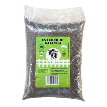 Imagem de Adubo Orgânico 01 Kg Esterco Natural Vaca - Galinha - Carneiro - Rioma