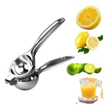 Imagem de Espremedor de Limão Suco Manual Aço Inox Maciço Ideal Para Limonada Ca
