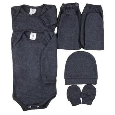 Imagem de Kit 6 Peças Roupa De Bebê Recém Nascido Saída Maternidade - Batutinhas
