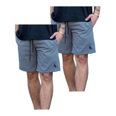 Imagem de 2 Shorts Masc Tactel Elastano Bordado Na Barra 2 Bolsos 099 - KSFRENTS