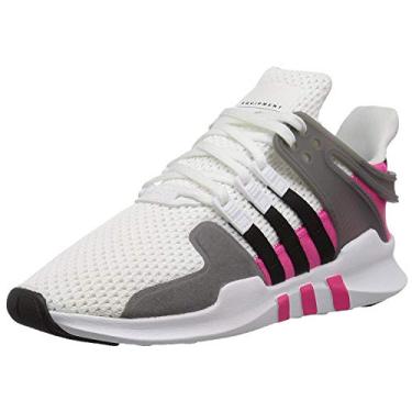 Imagem de Tênis Adidas Big Kid Eqt Support Adv J, Branco/Preto/Rosa choque, 6 Big Kid