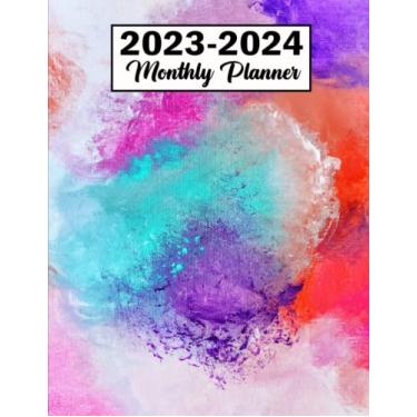 Imagem de 2023-2024 Monthly Planner: Two Year Planner 24 Months Calendar, 2 Year Appointment Calendar, Business Planners, Agenda Schedule Organizer Logbook and unique cover (Monthly planner 2023-2024).