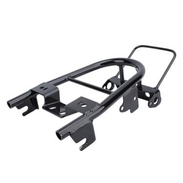 Imagem de Prateleira de Suporte à Bagagem Traseira Motocicleta, Compatível Com Monkey Baja Z50 Z50R Mini Trail Bike, Tubo de Ferro de Acabamento Preto, Espaço de Armazenamento