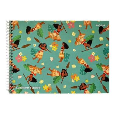 Imagem de Caderno de Cartografia e Desenho 80 Fls Moana - Jandaia