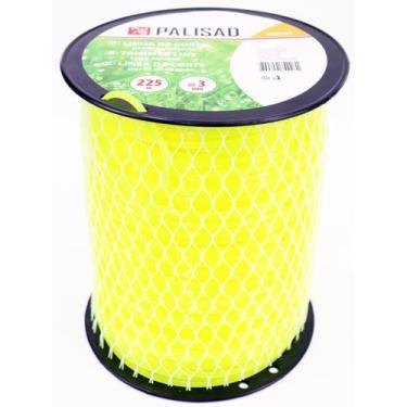 Imagem de Fio Nylon Espessura 3mm Quadrado Rolo de 225m para Roçadeira - PALISAD