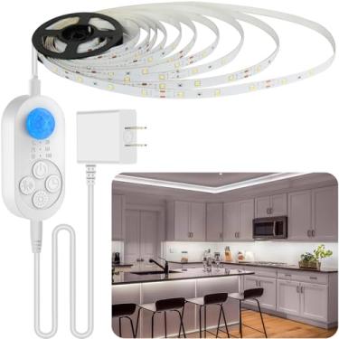 Imagem de orgaror Luminária Com Sensor De Movimento Para Armários, Iluminação Plug-In Dimmer, Temporizador Atraso Armários Cozinha, Despensa, Lavanderia, Quarto, Escada