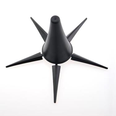 Imagem de ZHYOHEN Suporte Portátil Preto Para Clarinete, Acessório Dobrável Instrumento, Cinco Pernas De Metal Modelos Padrão