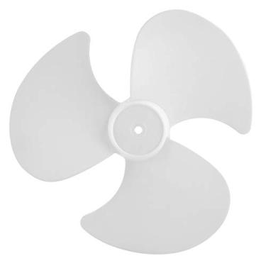 Imagem de GLOGLOW Lâmina de ventilador de plástico, 2 peças de 3 folhas de plástico para substituição de lâminas de ventilador elétrico de três folhas para ventilador de pedestal doméstico