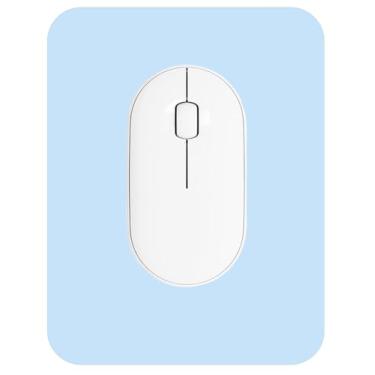 Imagem de ZYAOTWQZ Mouse pad pequeno 15 x 20 cm, uso flexível horizontal e vertical. Ótimo para viagens, laptops sem fio, bandejas de teclado, escritórios, etc. (azul)