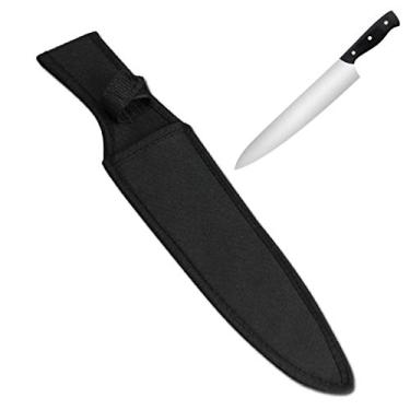 Imagem de Canivete de facas universal de facas de chef bainha Santoku bainha de facas de carne bainha de facas (cordão de nylon preto), Preto, For 11"~12" Chef Knife