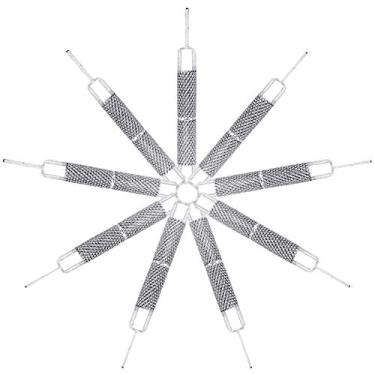 Imagem de Pacote com 9 unidades, ferramenta de remoção da bandeja do cartão SIM, agulha de pino ejetor compatível com iPhone 15/14/13/12 Pro Max Mini, série Galaxy S21/22/23, todos os iPhones Apple, iPad, HTC,