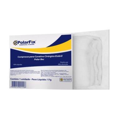 Imagem de Gaze Estéril Algodonada Polarfix 15x60 Compressa de 30 Unidades