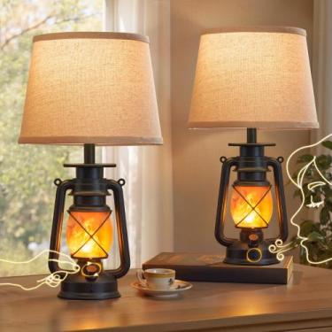 Imagem de Candeeiros de mesa LEDIARY Blow-Controlled Flickering Flame, conjunto 