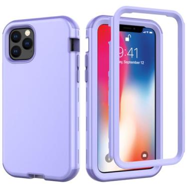 Imagem de Capa de telefone com armadura 3 em 1 para iPhone 13 11 Pro 15 Pro Max 11 12 14 13 Pro Max Capa traseira de proteção resistente, T2, para iPhone 15Pro Max