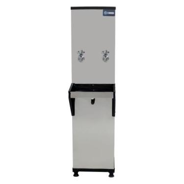 Imagem de Bebedouro Industrial Coluna Knox 25L 2 Torneiras Geladas Inox 220V (KX