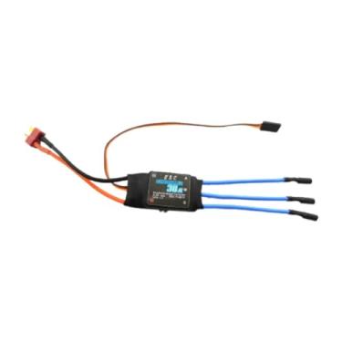 Imagem de Generic RC Avião Brushless ESC Drone Controlador de motor sem escova Substituição Atualização Controlador de velocidade elétrica para brinquedo Quadcopter, 30a Banana T