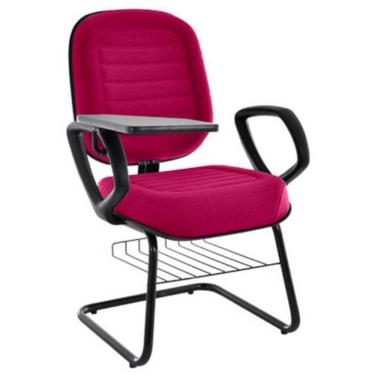 Imagem de Cadeira Universitária Com Prancheta Linha Blenda Rosa