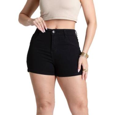 Imagem de Shorts Sarja Sawary - 281770 - Preto 38, Preto, 38