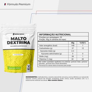 Imagem de Maltodextrina 1 Kg Abacaxi com Hortela-Unissex