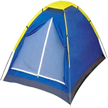 Imagem de Barraca para camping leve, facil, protecao, pessoas, azul, transporte, grande, 3 lugares, reforcada.